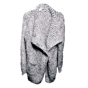 Soft and Cozy PJ Salvage Wrap Knit Cardigan